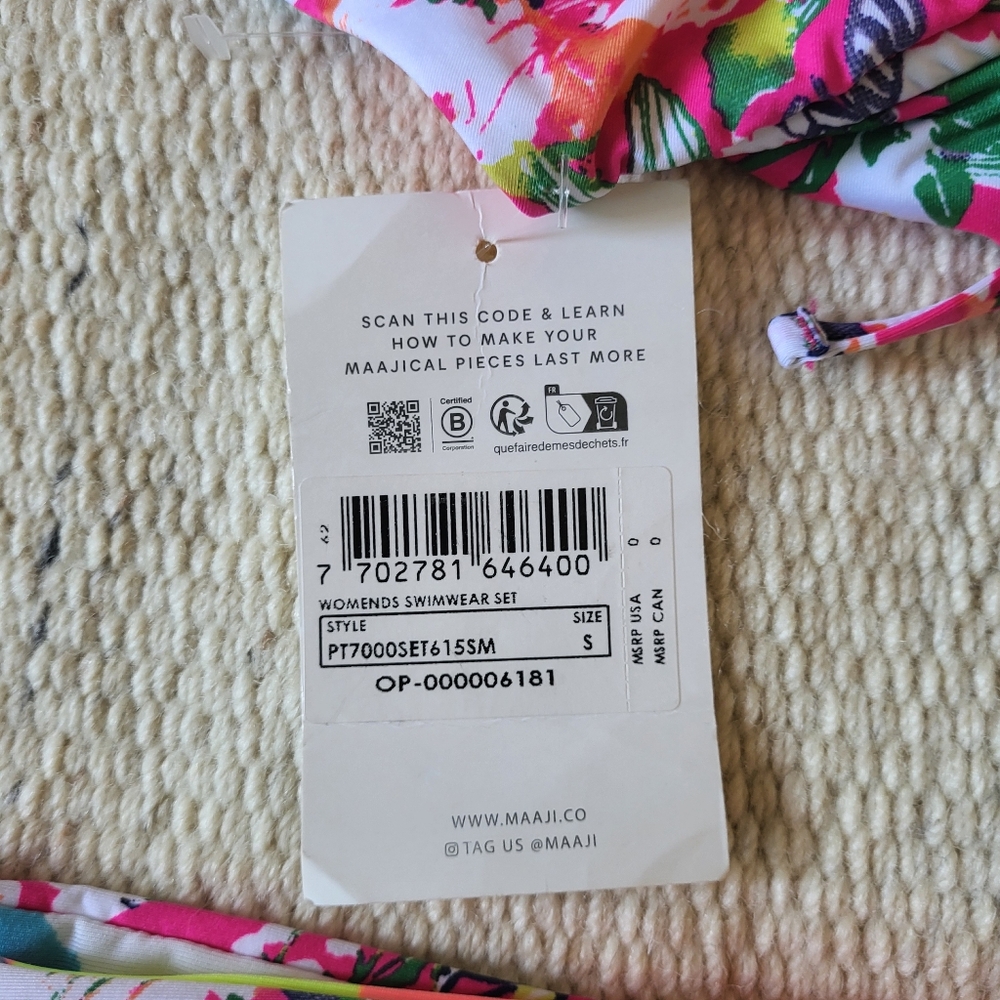 NWT Maaji Reversible Bikini Set Size Small - Picture 2 of 11